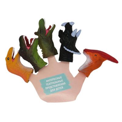 China Finger Puppet Toys Set Amazon Hot Sales Other Animal Bath Toy Finger Puppet Baby Educational Toy Child Kids Dinosaur Hand for sale