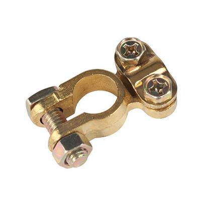 China Electric Power Factory Latest Brass And Battery Car Gender Terminals Copper Connector Battery Positive And Negative Terminals for sale