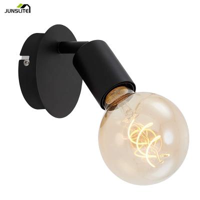 China Modern Modern Bathroom Light Fixtures Above Mirror Vintage Vanity Lights Black Finish Industrial Wall Sconce for sale