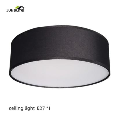 China Modern Round Cheap Single Bedroom Outdoor Mounted Fabric Ceiling Lamp Lights Amazon Hot Selling for sale