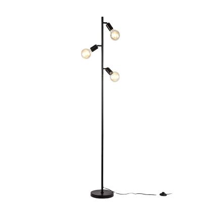 China Modern Drop Shipping Modern Cheap Price Single Socket E27 Black Floor Standing Lamp for sale