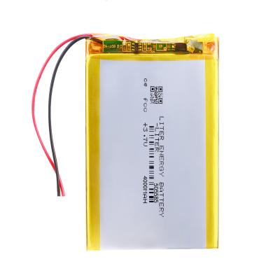 China consumer electronics 3.7 v lithium polymer battery 505585 mobile power supply 4000mah 7 inch tablet battery for sale