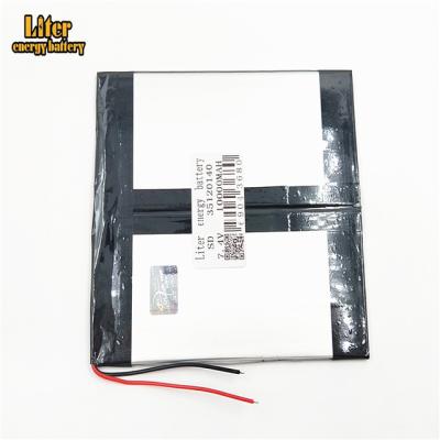 China Toys 7.4V 35120140 10000mah polymer lithium ion battery with high quality Li-ion Tablet PC battery for tablet for sale