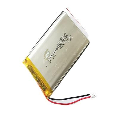 China Home Appliances JST 2.0mm 2Pin 805080 3.7V 4000mAh Rechargeable Lithium Polymer LiPo Battery Cells For Power Bank for sale