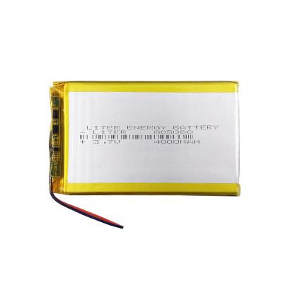 China Household appliances 805080 3.7v 4000mah OEM lipo Li-ion rechargeable battery for laptop battery UN38.3 CE for sale