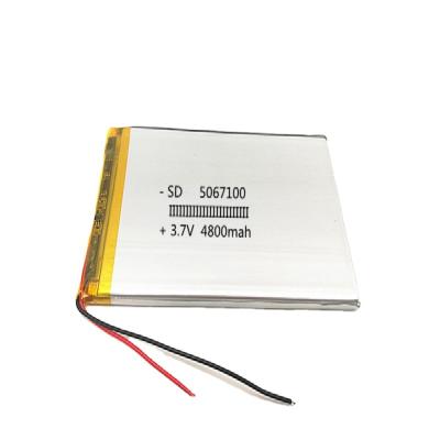 China Home Appliances 3.7V 4800mAH 5067100 Inch 9inch Tablet PC 7 Inch 8 Polymer Lithium Ion Battery Li-ion Battery for sale