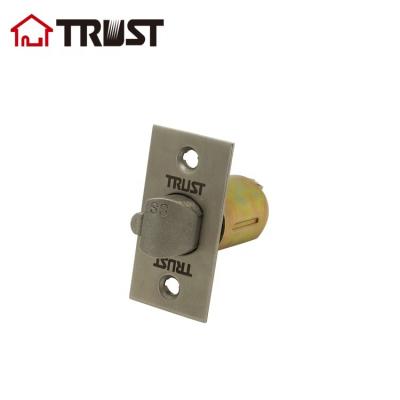 China Entry TRUST 4571CL61ETSSS Grade 1 Commercial Cylindrical Door Latch Knob Lock Entry Door Bolt for sale