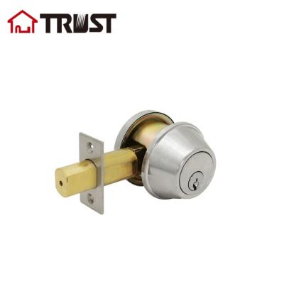 China SS304 TRUST Deadbolt 4301-SC Heavy Duty Single Open ANSI Commercial Grade 2 Door Lock for sale