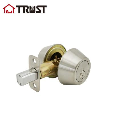 China TRUST 7312-SS ANSI Grade 3 Single Open Or Double Open Good Quality Zinc Alloy Deadbolt With Double Cylinder Factory Hot Sale for sale