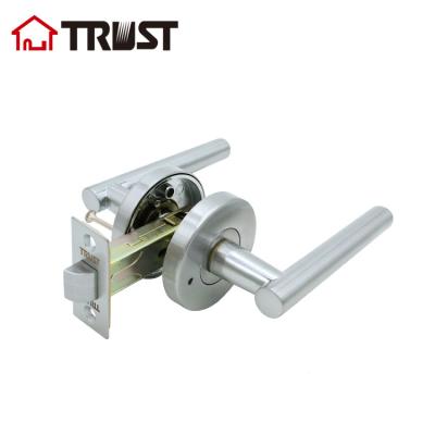 China Privacy TRUST ZH027-BK-SC Door Lever High Security Zinc Alloy Bathroom Door Lock for sale