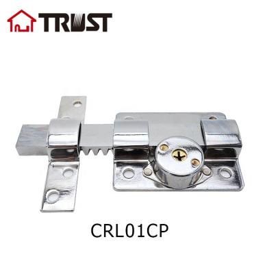 China Iron TRUST CRL01-CP Factory Hot Sale Cross Keys Rim Lock For Outer Door for sale