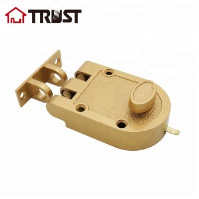 China TRUST J2661 Commercial / Residential YP Jimmy Proof Deadlock Single Cylinder Brass Color for sale