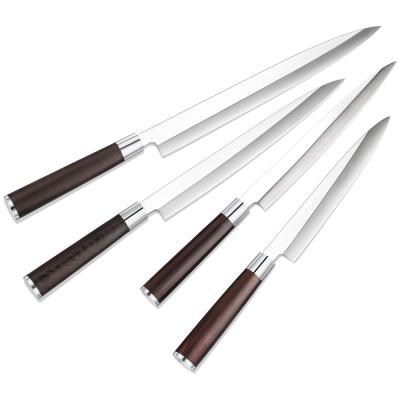 China Viable Wholesale Sashimi Sushi Knife Set AL-SK03 200-240-270-3000MM Professional Craft for sale