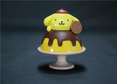 China PompomPurin Custom Plastic Toys Yellow Color PVC Material 6*3.5*4.2cm for sale