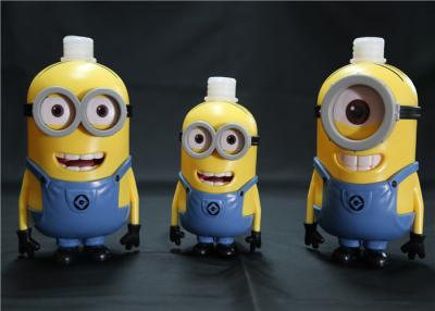 China Three Type Cartoon Shampoo Bottle Minion Dave Talking Action Figure For Collection for sale