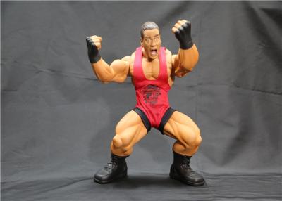 China Customized Collectible Vinyl Toys Muscle Man With Surprised Expression for sale