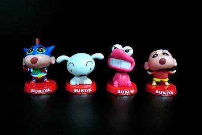 China Shaking Head Shin Chan Figure , Japanese Cartoon Figures For Decoration for sale