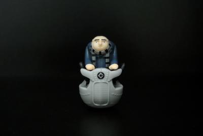 China Grey Color Gru Action Figure , Cartoon Characters Toys For Souvenir for sale