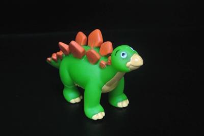 China Small Green Vinyl Mini Dinosaurs , Mini Dinosaur Figures PVC Material for sale