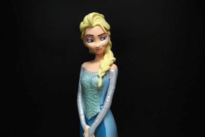 China Disney Frozen Figurines Cartoon Shampoo Bottle 10 Inch For Decoration for sale