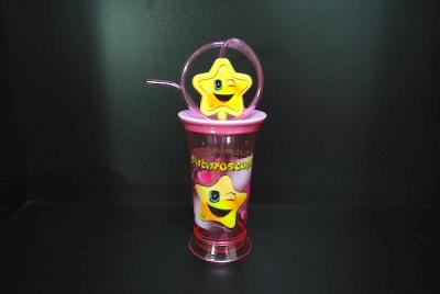 China Pink Star Style Cartoon CharacterDrinking Water Bottle 8.5 Inch  As Gift For Children Made By As for sale