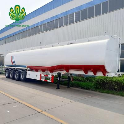 China Shengrun 4 axles 50000 liters liquid transport oil transport tank trailer for sale to Senegal for sale