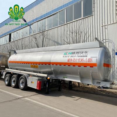 China Truck Trailer Acid Chemical Tank Semi Trailer for sale