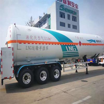 China Liquid Transportation LNG LNG Gas Tanker Truck Tank for sale