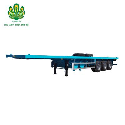 China Flatbed truck trailer semi-trailer uses Q700 model high strength steel material for sale