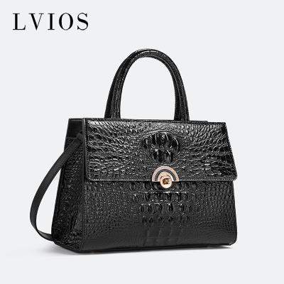 China Private Label Noble Fashionable Crocodile Qi PU Leather Ladies Handbags Bulk Wholesale Women's Tote Bgas Fashion Luxury Custom Ladies Handbags for sale