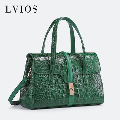 China Noble Qi New Hand Made Expensive Luxury Quality Crocodile Print Single Shoulder Cross Women's Handbag - Body Bag For Women for sale