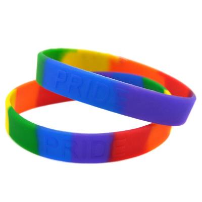 China Custom High Quality Cheap Wrist Band Silicone Wrist Decoration Logo Rubber Wristbands for sale