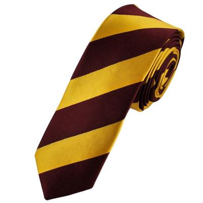 China Cheap School Logo Neck Tie Neck Polyester Good Quality Fashion Custom Ties for sale