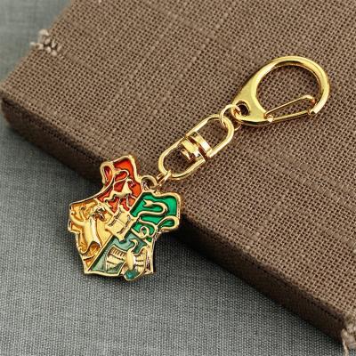 China Anti-lost/Promotional Gift/Promotion Harry Potter Metal Key Chain Decorative Magic Keychain for sale