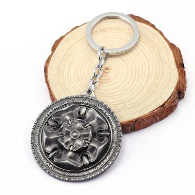 China Key Chain Game Anti-lost/Promotional/Decorative High Quality Metal Game of Thrones Magic Keychain for sale