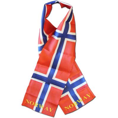 China Fast Delivery Chiffon Custom Printed Norway Satin Scarf for sale