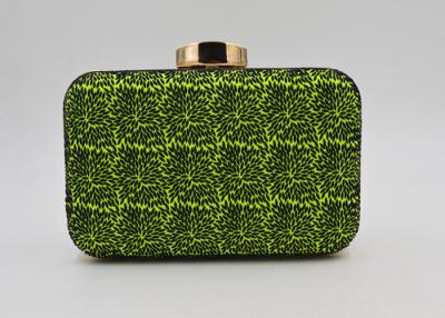 China Elegant Small Green Evening Clutch Bags Rectangle Shaped Wallet Evening Bag for sale