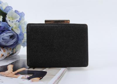 China New fashion women clutch purse black style pu leather lady hand bags for sale