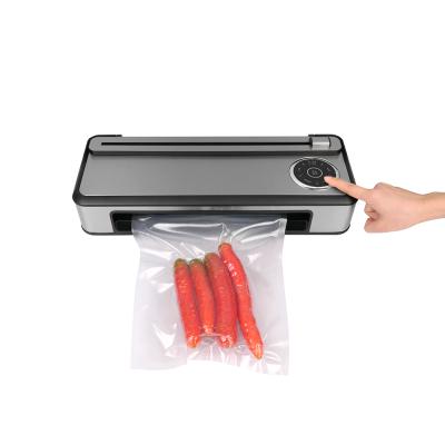 China Hotel Household Portable Automatic Kitchen Stainless Steel Vacuum Food Sealers Handheld Wrapping Machine for sale