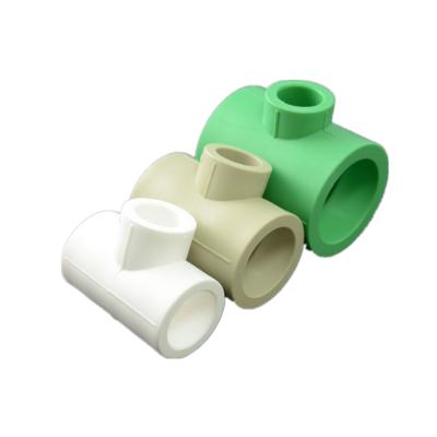 China Wear-Resistance Water Supply Plumbing Materials in China PPR PPR High Quality Plastic Pipe Fittings TEE for sale