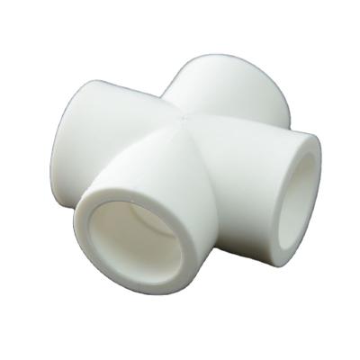 China Water ppr pipe fitting in four way with high quality 4 through cross for sale