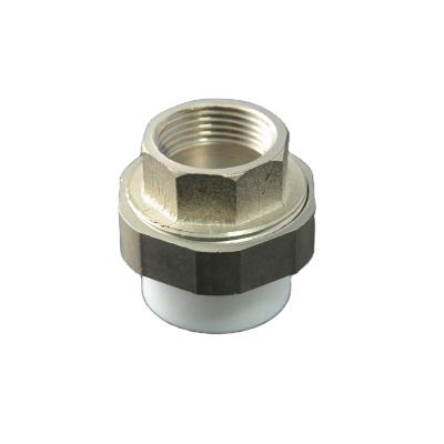 China Corrosion Ppr Pipe Fitting Female Thread High Temperature Dielectric Union Resistance for sale