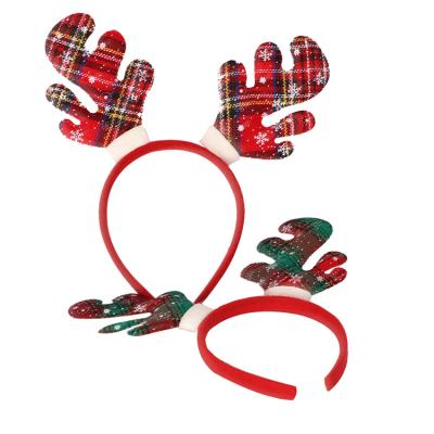 China Party Decoration Cartoon Party Performance Dress Up Antlers Christmas Headband For Headdress for sale