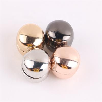 China Fashionable Customizable Gold Smooth Round Hijab Magnet Pin Muslim Magnetic Pin for sale