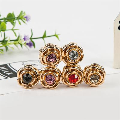 China Rhinestone Durable Magnetic Brooch Alloy Fashion Hijab Magnet Muslim Brooch For Scarf Accessories for sale