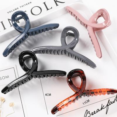 China Fashion Girls Shape Hairpin Shark Tooth Claw Plastic Hairpin For Hair Accessories for sale