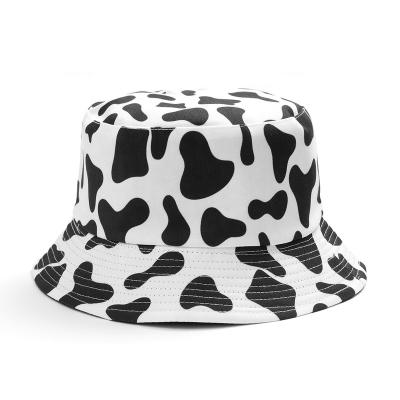 China Daily Reversible Black White Women Bucket Hats Summer Double Side Hat Summer Double Side Streetwear Sunscreen Sunscreen Outdoor Sun Hat for sale