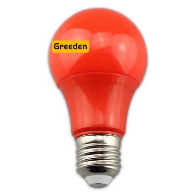 China Warehouse A60 A19 3W 5W 7W Mini Holiday Christmas Decoration Room Light Color Led Light Bulbs for sale