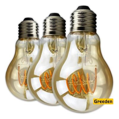 China Wholesale Residential 2700K 2200K Led Filament Bulb E27 E26 Vintage Glass Edison Dimmable A19 A60 LED Bulb For Home Decoration for sale