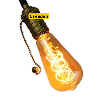 China Wholesale ST64 5W Residential Antique Edison Light 110v 220v 12V LED Lamp Bombillas Screw Filament Vintage LED Edison Bulb Retro Led Bulbs for sale